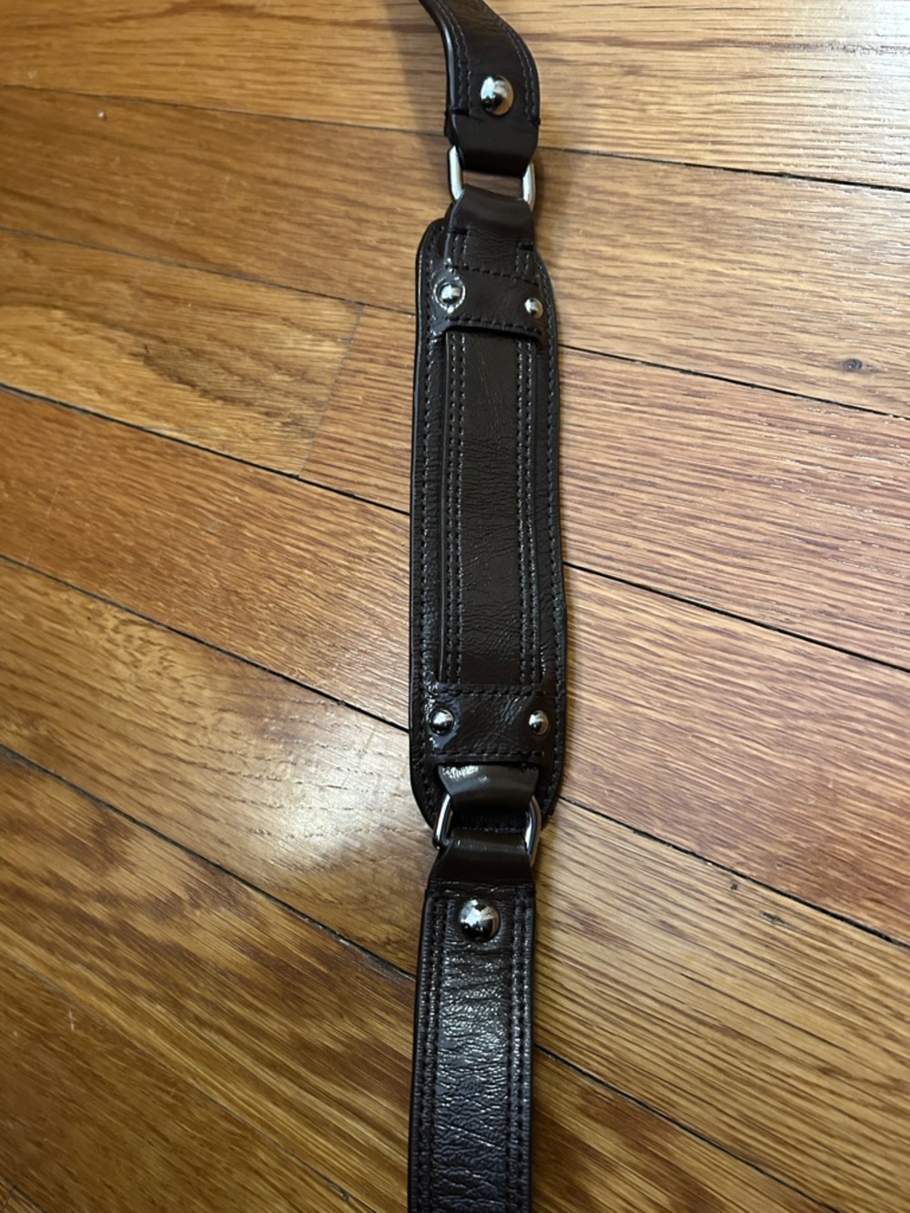 Vintage Coach Satchel Handbag Replacement Strap Patent Leather - Picture 3 of 7